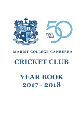 Cricket Club Year Book 2017