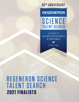 Regeneron Science Talent Search 2021 Finalists 2021 Finalists