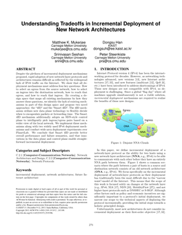 Understanding Tradeoffs in Incremental Deployment of New Network Architectures