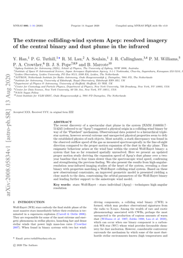 The Extreme Colliding-Wind System Apep: Resolved Imagery of the Central Binary and Dust Plume in the Infrared