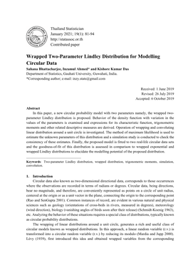 Wrapped Two-Parameter Lindley Distribution for Modelling Circular Data