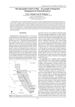 Schneider and Walmsley Erally Poorly Developed, and Often Capped by Biologi- Was Applied Directly to Specific Resources