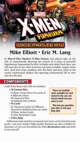 Dice Masters Rule Book