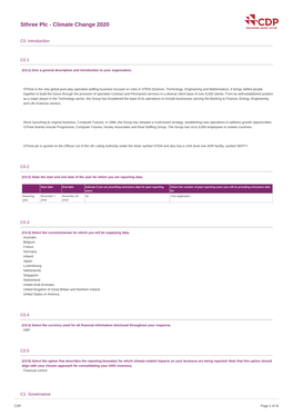 Sthree Plc - Climate Change 2020