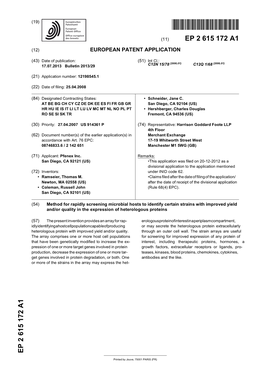 Method for Rapidly Screening Microbial Hosts to Identify Certain Strains with Improved Yield And/Or Quality in the Expression of Heterologous Proteins