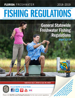 General Statewide Freshwater Fishing Regulations Pages 12–14