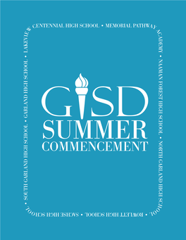 Summer 2020 Commencement Digital Program