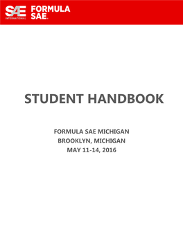 Student Handbook