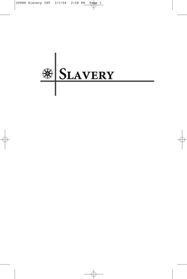 Slavery INT 3/1/04 2:58 PM Page 1