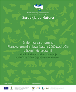 Smjernice Za Pripremu Planova Upravljanja Za Područja Natura