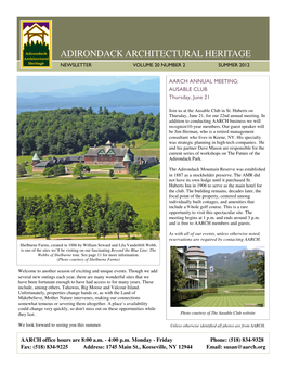 Summer Newsletter 2012