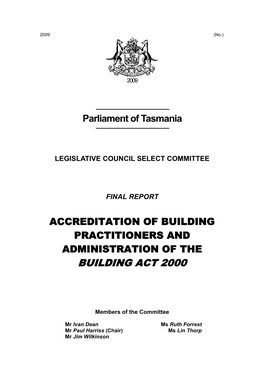 Building Act 2000
