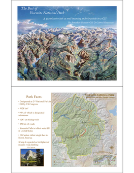 The Best of Yosemite National Park: a Quantitative Look at Trail Intensity and Viewsheds in A