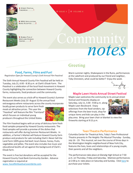 Community Notes Greeting