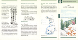 Koli National Park Is Where an Area Many Threatened Plants Are Growing