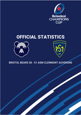 Official Match Statistics