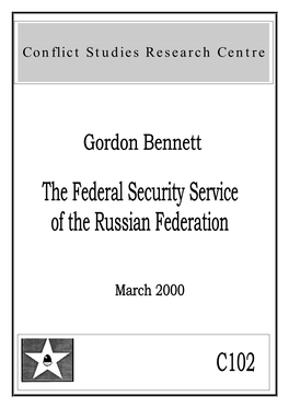 The Feferal Security Service of the Russian Federation