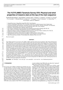 The VLT-FLAMES Tarantula Survey XVII. Physical and Wind Properties of Massive Stars at the Top of the Main Sequence