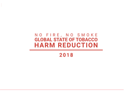 The Global State of Tobacco Harm Reduction 2018 GSTHR 1 2 GSTHR