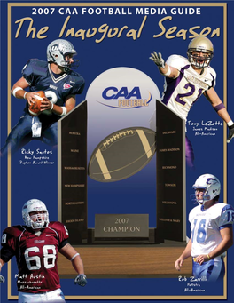 The Ina Ugural Season Caa Football