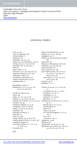 General Index