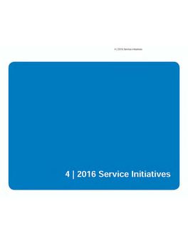 41 2016 Service Initiatives