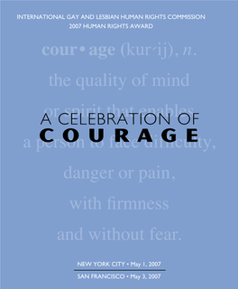 PDF Version of the Program Journal for a Celebration of Courage 2007