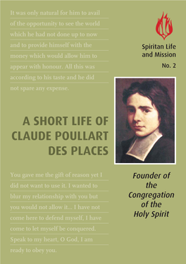 Claude Poullart Des Places a Short Life April 2011 Layout 1