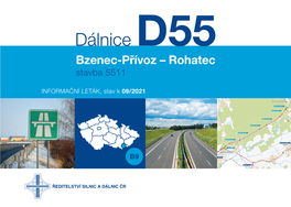 Dálnice D55 Bzenec-Přívoz – Rohatec Stavba 5511