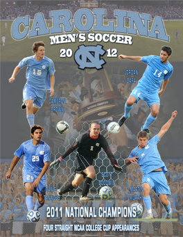 2012 North Carolina Men's Soccer