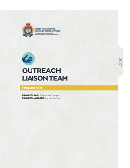 Outreach Liaison Team Final Report