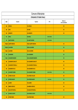 Elenco Toponimi Definitivo Da Pubblicare.Xlsx