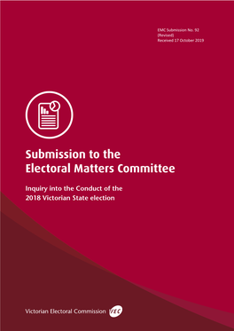 92. Victorian Electoral Commission