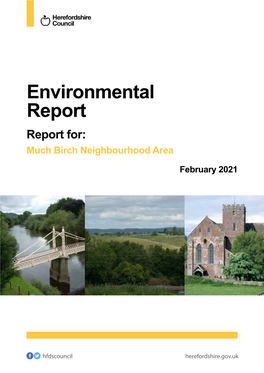 Much Birch Environmental Report February 2021