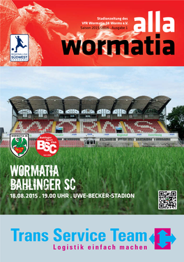 Wormatia Bahlinger Sc 18.08.2015