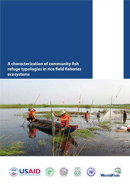 A Characterization of Community Fish Refuge Typologies in Rice Field