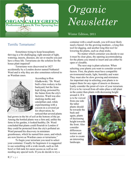 Winter Newsletter 2011