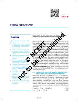 Redox Reactions 263