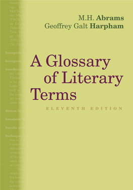 A Glossary of Literary Terms