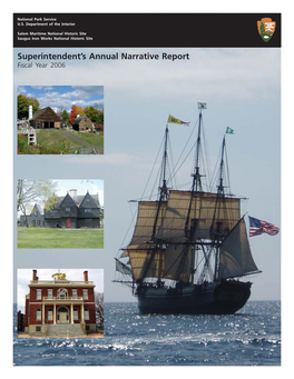 Superintendent's Annual Narrative Report