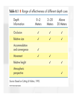 Depth Perception