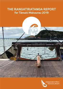 RANGATIRATANGA REPORT for Tāmaki Makaurau 2019