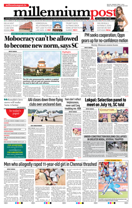 Mobocracy Can't Be Allowed to Become New Norm, Says SC