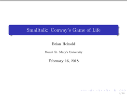 Conway's Game of Life