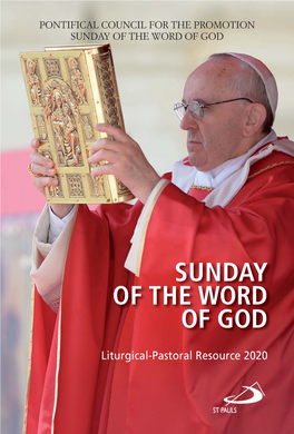 Liturgical-Pastoral Resource 2020 Thanks Are Expressed to Mons