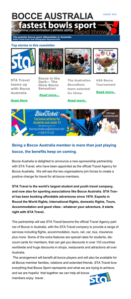 Bocce Australia August 2018