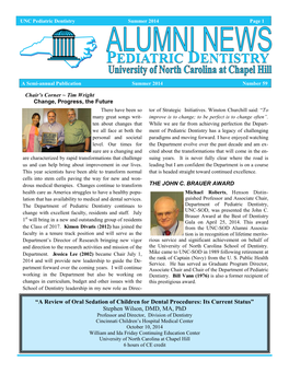 2014 Summer Newsletter