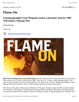 Flame on | Hdvideopro.Com 10/25/12 9:53 AM