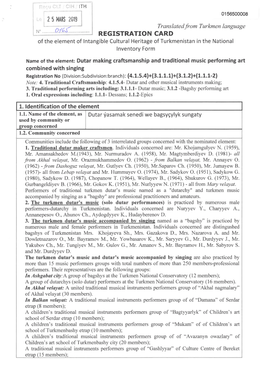 2 5 MARS 2019 N W^ REGISTRATIO CARD