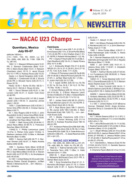 — NACAC U23 Champs — Heats: I–1